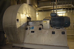 Ventilateur Scheuch pour le lit fluidisé, photo Frédéric Douard