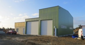 Bureaux et locaux de réception des matières chez AGRI Biométhane