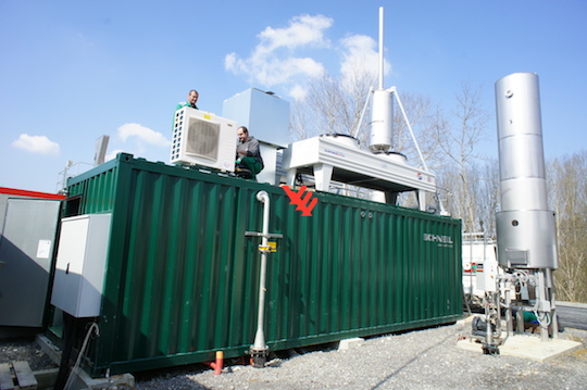 Le bloc de cogénération Schnell, photo Ledjo Energie