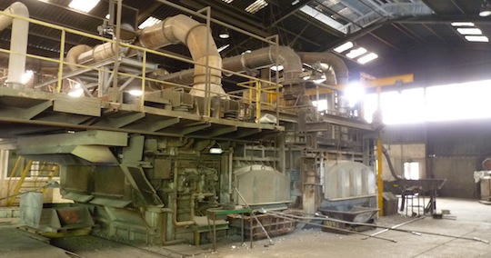 Les fours de l'affinerie d'aluminuim Baudelet sont alimentés en biogaz, photo Frédéric Douard