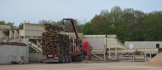 Les transports courts influent peu sur le contenu en CO2 du granulé, photo Frédéric Douard à Cosne-sur-Loire