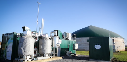 Modules de purification et d'injection de biométhane chez Bioénergie de la Brie, photo Mauritz Quaak