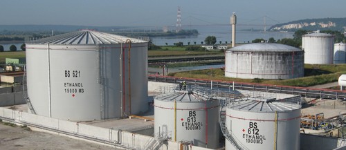 Cuves de stockage d'éthanol, photo bioethanolcarburant.com