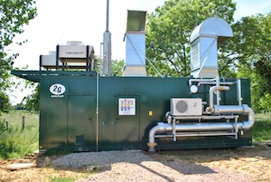 Le cogénérateur 2G de 220 kWé, photo M. Atinault, Alec 27