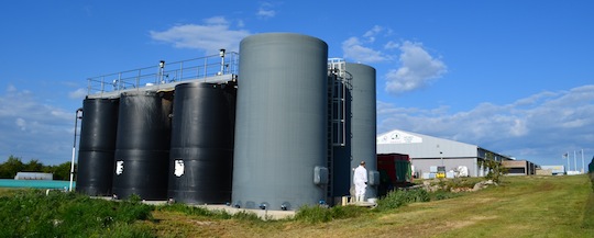 La fromagerie des Bergers du Larzac valorise ses rejets par la production de chaleur au biogaz
