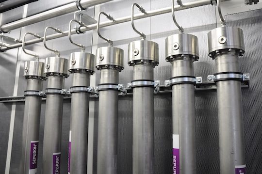 Membranes de purification du biogaz en biométhane, photo  Evonik 