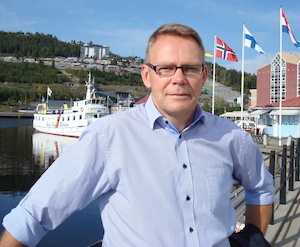 Olov  Winblad von Walter, directeur de l'usine Iggesund en Suède