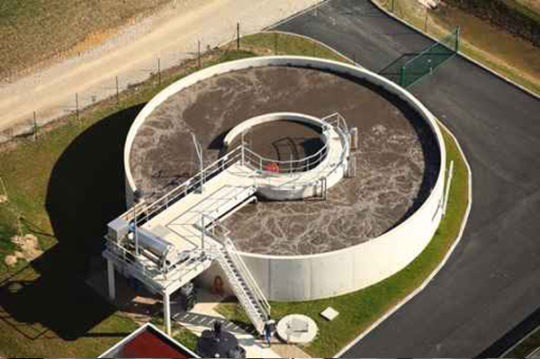 Selon le Synteau, le potentiel français de productiuon de biométhane à partir de boues d'épuration serait de 1.30 GWh/an, photo Gazéo