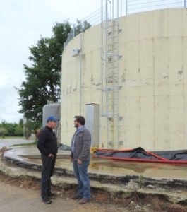 Benoît Drouilhet et Olivier Rebaud de Bio4gas, photo MAAF