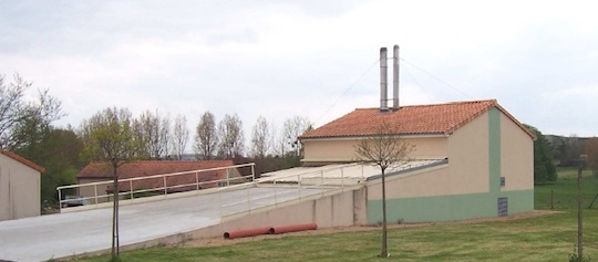 Chaufferie de Saint-Varent dans les Deux-Sèvres, photo ACE