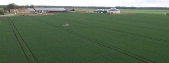 La ferme d'Arcy et son unité de méthanisation à Chaumes-en-Brie