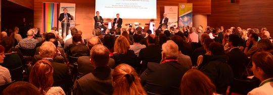 Salle comble à Lille pour la journée du 3 octobre 2014 sur l'injection de biométhane, photo F. Douard