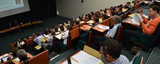 Une assemblée studieuse pour le colloque 2014 du CIBE, photo Frédéric Douard