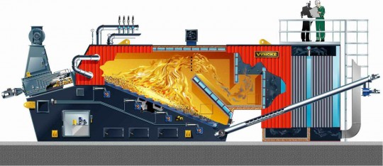 Schéma de la chaudière Vyncke de Volvo Cliquer sur l'image pour agrandir.