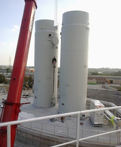 Pose des installation de Mydibel à Mouscron en Belgique