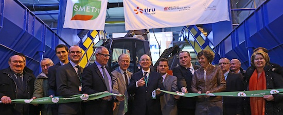 Inauguration de l'unitÃ© de tri-mÃ©thanisation-compostage ECOCEA