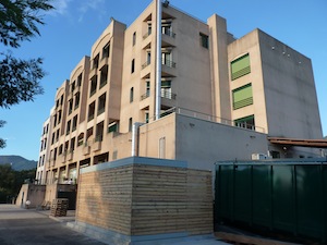 Intégration de la chaufferie au bâtiment, photo Frédéric Douard