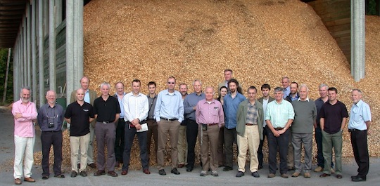 L'animation bois-énergie, courroie de transmission directe vers les solutions, photo Frédéric Douard