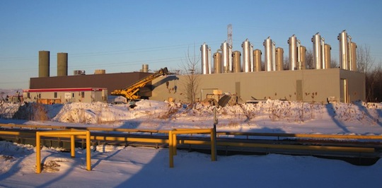 L'usine de purification de biogaz à Terrebonne, photo Vision Enviro Progressive