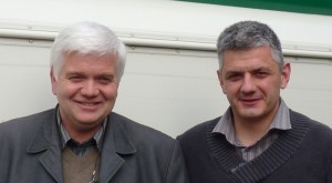 Lucien Gerbier et Cyrille Mercier, responsable commercial et logistique, photo Frédéric Douard