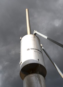 L'échappement du moteur Schnell à Renescure, photo Frédéric Douard