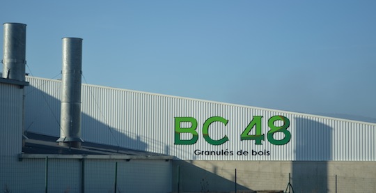 L'usine BC 48 sur le causse d'Auge à Mende, photo Frédéric Douard