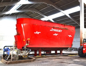 La tremie d'alimentation des substrats, photo Frédéric Douard