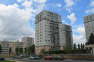 Quartier alimenté par le réseau de chaleur des Mureaux, photo MBE