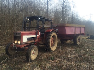 La ferme utilise du matériel adapté à la taille des parcelles, photo Rémi Foucher