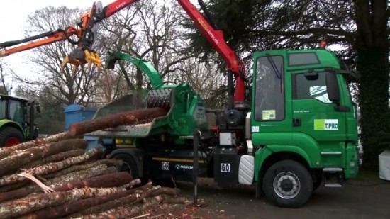 La déchiqueteuse sur camion Valormax DMC 56 80 de chez Noremat