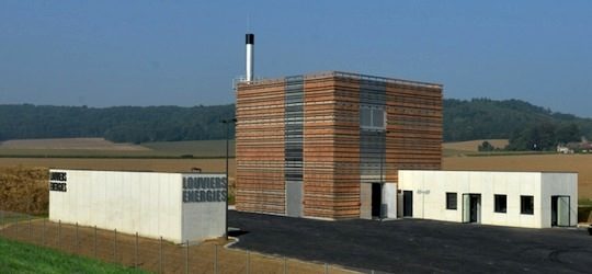 La chaufferie communale de Louviers dans l'Eure, photo Atelier des Deux Anges