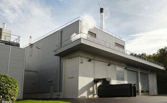 La chaufferie bois de L'Oréal à Rambouillet consomme 4 500 tonnes de bois par an, photo Faprogi