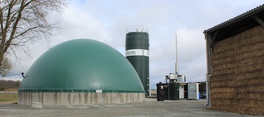 L'installation de méthanisation du GAEC des Buissons à Saint-Lambert-La-Potherie-49, photo HoSt