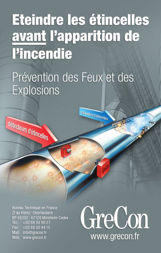 Protection incendie GreCon pour les usines de granulés de bois