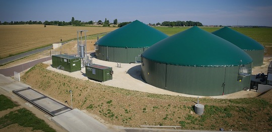 Installation de Létang Biogaz à Sordun en Seine-et-Marne, photo Grégory Brandel pour GrDF