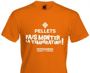 Tee shirt pellets Piveteau Bois