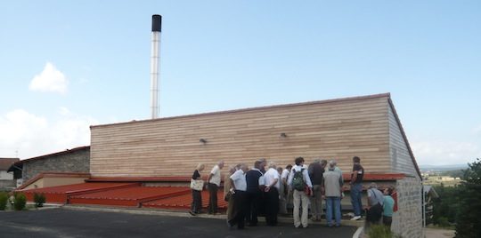 Visite de chaufferie bois organisée par les animateurs bois-énergie, photo CCI 48-30