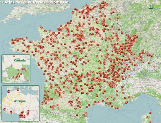 Atlas-chaufferies-biomasse-Bioénergie International 2015