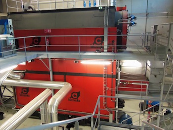 Chaudière Compte R de 7,7 MW à la Gauthière à Clermont-Ferrand, photo Compte R.