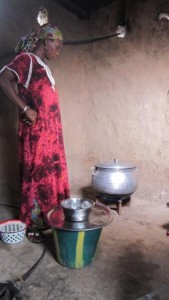 Cuisson au biogaz au Mali, photo Goodplanet