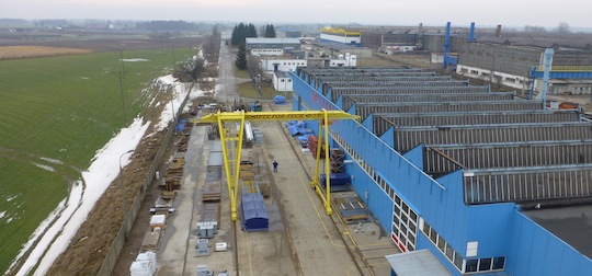 L'usine Compte Fortech en Pologne, photo Compte R