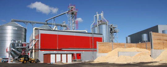Usine de granulés de bois de Uddevalla en Suède, photo Svebio