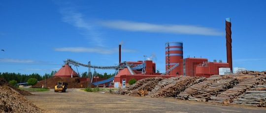 En Suède, depuis 2012, 51 % de la consommation énergétique provient d’énergies renouvelables et notamment du bois, photo Frédéric Douard