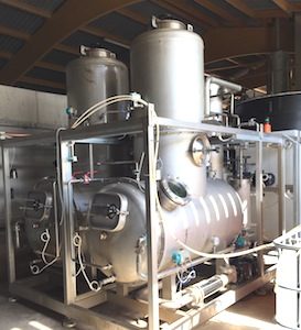 Evaporateur double effet installé en 2013