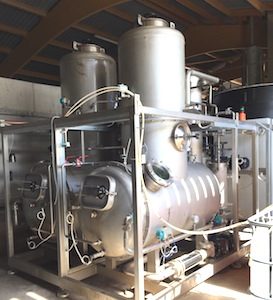 Evaporateur double effet installé en 2013