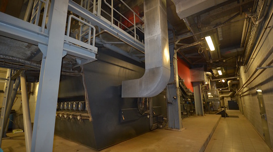 La base du foyer de la chaudière Vyncke, photo Frédéric Douard