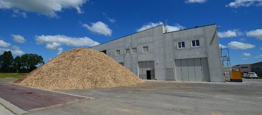 La centrale biomasse de Sospiro, photo Frédéric Douard