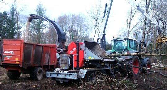 Déchiqueteuse Muss Max du Collectif Bois Bocage 35, photo CBB35