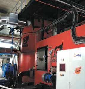 La chaudière Compte R. de 2 MW, photo Dalkia