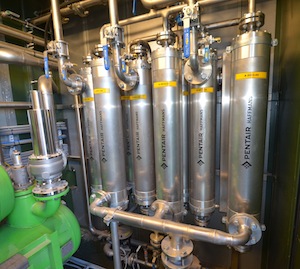 Filtres membranes d'épuration du biogaz Pentair, photo Frédéric Douard